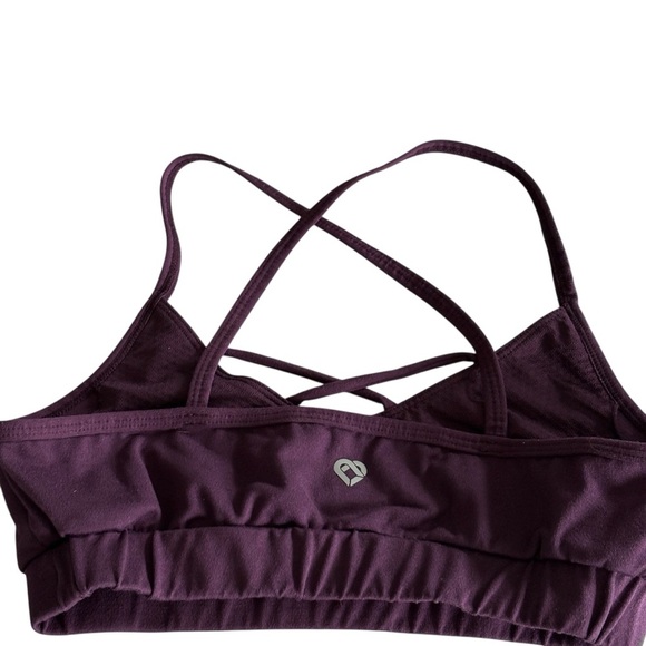 Colosseum Alexa Strappy Womens Plum Purple Sports Bra Size Small - Picture 7 of 9